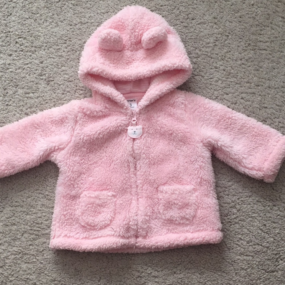 Carter’s fluffy bear zip up
